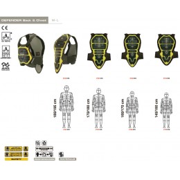 Spidi Defender Обратно и протектор груди