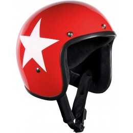 Bandit Jet Star Red Реактивный шлем