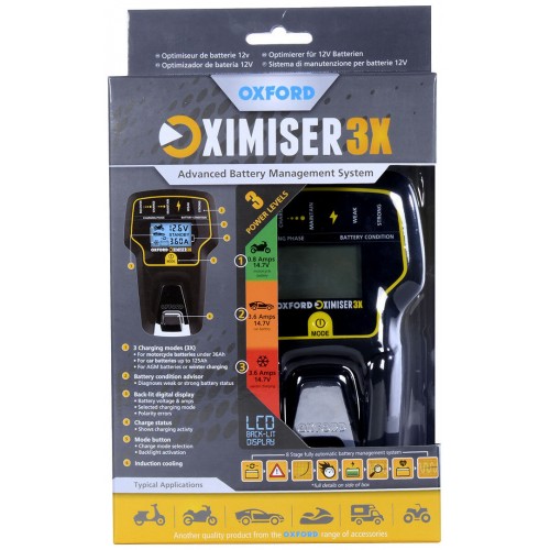 Oxford Oximiser 3X EU Зарядное устройство