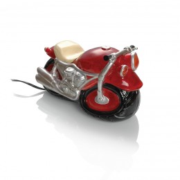 Booster Cast Stone Table Lamp Motorbike