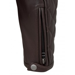 Bogotto Chicago Retro Женская мотоциклетная кожаная куртка