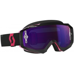 Scott Hustle MX Мотокросс очки черный/Флуоресцентная розовая