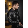 Black-Cafe London Sari Мотоцикл кожаной куртке