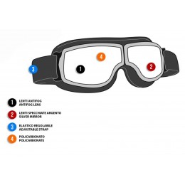 Bertoni AF188B Мотоцикл очки