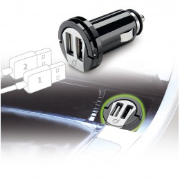 Cellularline USB Car Charger Dual Адаптер