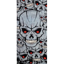 Modeka Skulls Grey Многофункциональные головные уборы