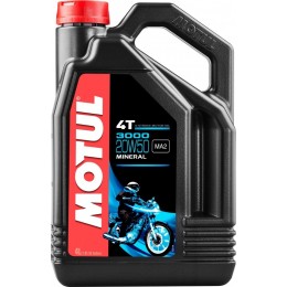 MOTUL 3000 4T 20W50 Моторное масло 4 литра