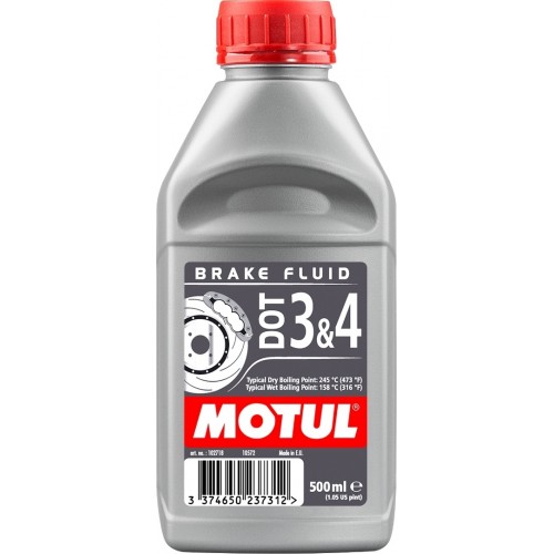MOTUL DOT 3 & 4 Тормозная жидкость 500 мл