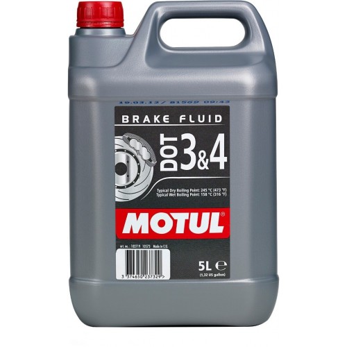 MOTUL DOT 3 & 4 Тормозная жидкость 5 л