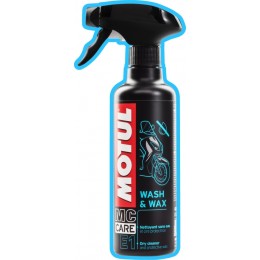 MOTUL MC Care E1 Wash And Wax Сухой чистый спрей 400 мл