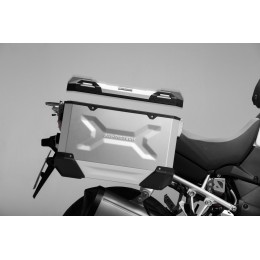 SW-Motech TRAX ADV L - Боковой корпус. Алюминий. 45 л. Слева. Серебро.
