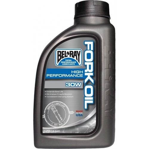Bel-Ray High Performance 30W Вилка масло 1 литр