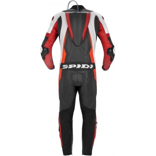 Spidi Sport Warrior Pro Перфорированный цельный кожаный костюм мотоцикла