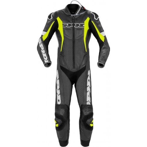 Spidi Sport Warrior Pro Перфорированный цельный кожаный костюм мотоцикла