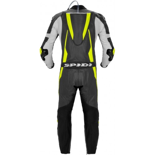 Spidi Sport Warrior Pro Перфорированный цельный кожаный костюм мотоцикла