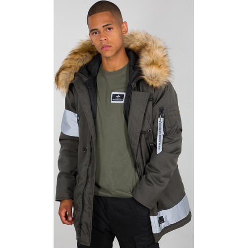 Alpha Industries N-3B Reflective Stripes Куртка