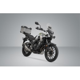 Система верхнего корпуса SW-Motech TRAX ADV - серебристый. Honda CB500X, CB500F, CBR500R.