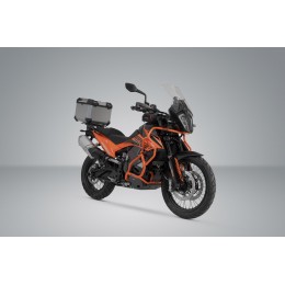 Система верхнего корпуса SW-Motech TRAX ADV - серебристый. Модели КТМ.