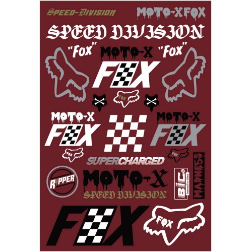 FOX Czar Track Pack Наклейки