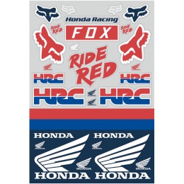 FOX Honda Track Pack Наклейки