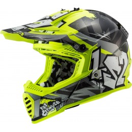 LS2 MX437 Fast Mini Evo Crusher Детский шлем для мотокросса