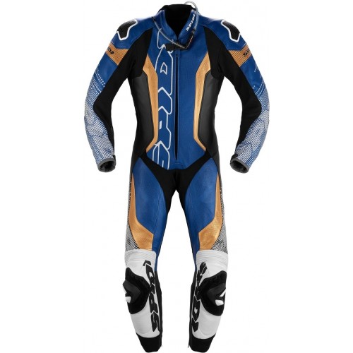 Spidi Supersonic Pro Один кусок Перфорированный мотоцикл Кожаный костюм