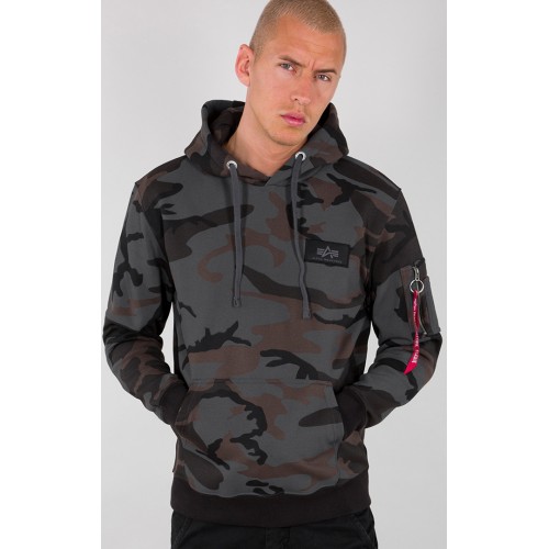 Alpha Industries Back Print Camo Балахон