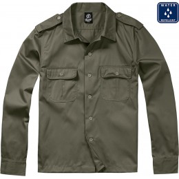 Brandit US рубашка с длинным и стяжек