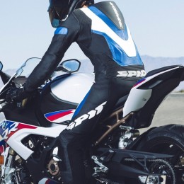 Spidi Laser Pro Один кусок Перфорированный мотоцикл Кожаный костюм