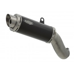SHARK EXHAUST Фабрика eloxed алюминиевая черная