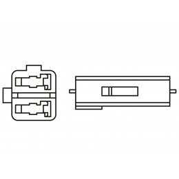 ProTECH индикатор адаптер кабель для различных моделей Honda / Кавасаки черный