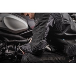 Bogotto Tek-M водонепроницаемая мотоциклетовая кожаная / текстильная куртка