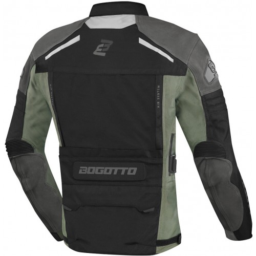 Bogotto Explorer-Z водонепроницаемая мотоциклетовая кожаная / текстильная куртка