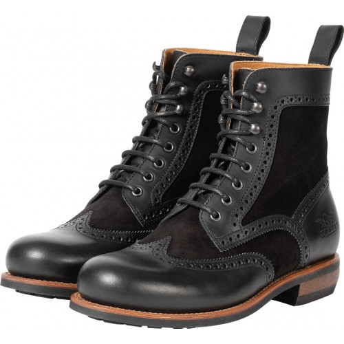 Rokker Frisco Brogue Дамы Мотоцикл сапоги