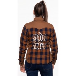 Queen Kerosin Ride to Live Adventure Дамская рубашка