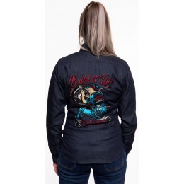 Queen Kerosin Built it Up Adventure Дамская рубашка