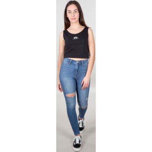 Alpha Industries Basic Crop SL Дамы Танк Топ