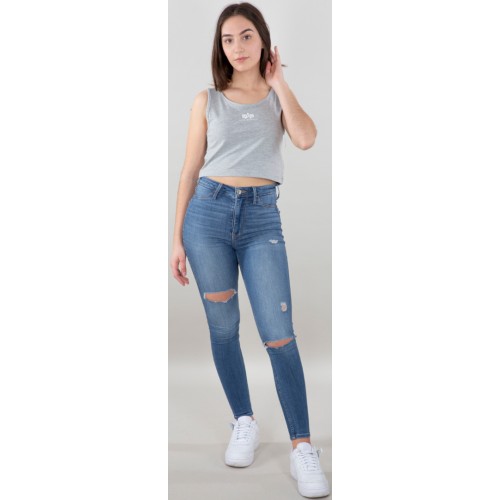 Alpha Industries Basic Crop SL Дамы Танк Топ