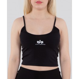 Alpha Industries Basic Crop SL Дамы Топ