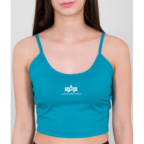 Alpha Industries Basic Crop SL Дамы Топ