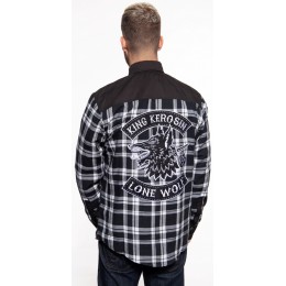 King Kerosin Lone Wolf Рубашка мотоцикла