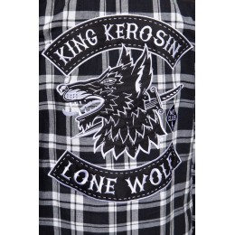 King Kerosin Lone Wolf Рубашка мотоцикла