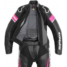 Spidi Laser Touring Две части Женский мотоцикл кожаный костюм