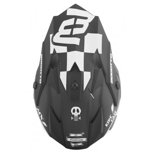 Bogotto V328 Xadrez Carbon Шлем для мотокросса
