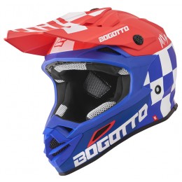 Bogotto V328 Xadrez Carbon Шлем для мотокросса
