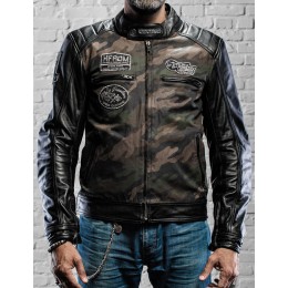 HolyFreedom Zero Camo мотоциклетная кожаная/текстильная куртка