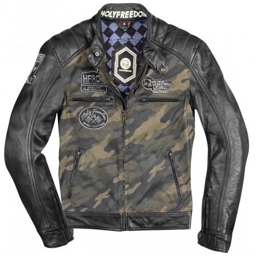 HolyFreedom Zero Camo мотоциклетная кожаная/текстильная куртка