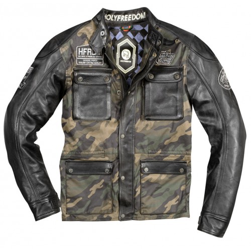 HolyFreedom Quattro Camo мотоциклетная кожаная/текстильная куртка
