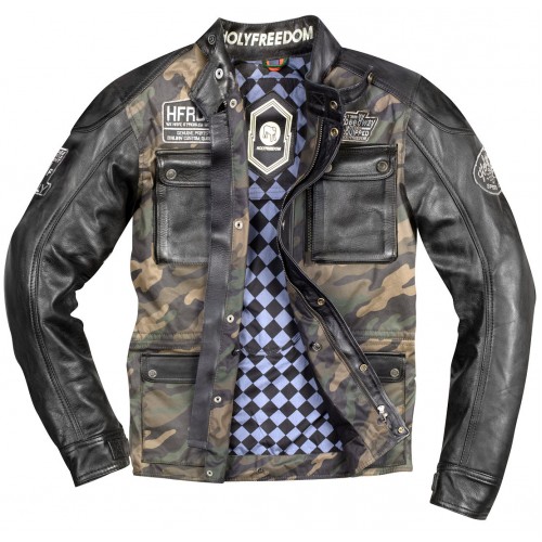 HolyFreedom Quattro Camo мотоциклетная кожаная/текстильная куртка