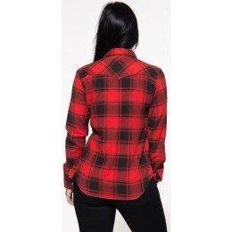 Queen Kerosin Check Женская рубашка